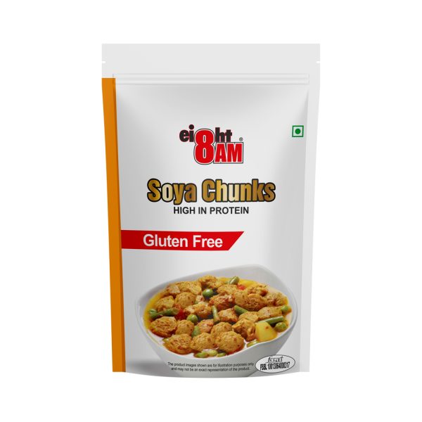 8AM Soya Chunks Gluten Free 200g
