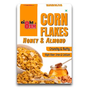 8AM Corn Flakes Honey & Almond, 300g