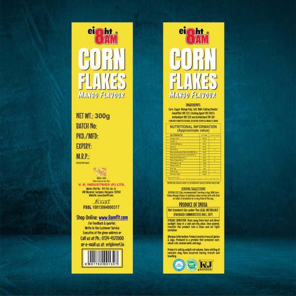 8AM Corn Flakes Mango Flavour, 300g - Image 2