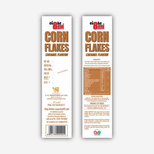 8AM Caramel Corn Flakes, 300g - Image 3