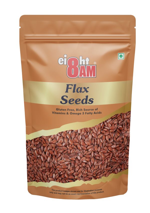 8AM Flax Seeds, 250g