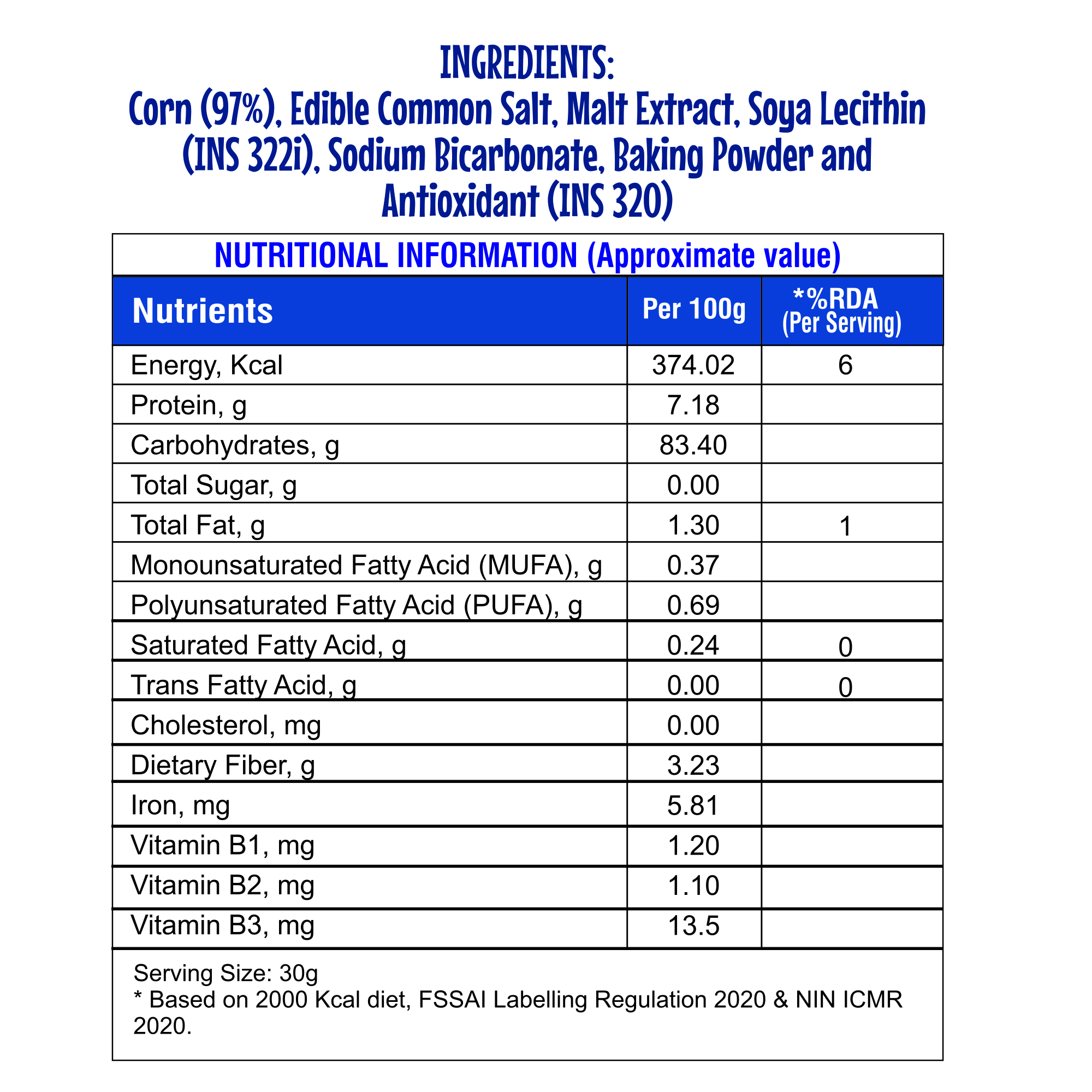 8AM Corn Flakes No Added Sugar, 500g - Image 5