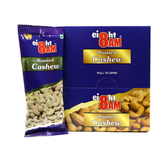 8AM Roasted Cashews 40g x 20 Packs