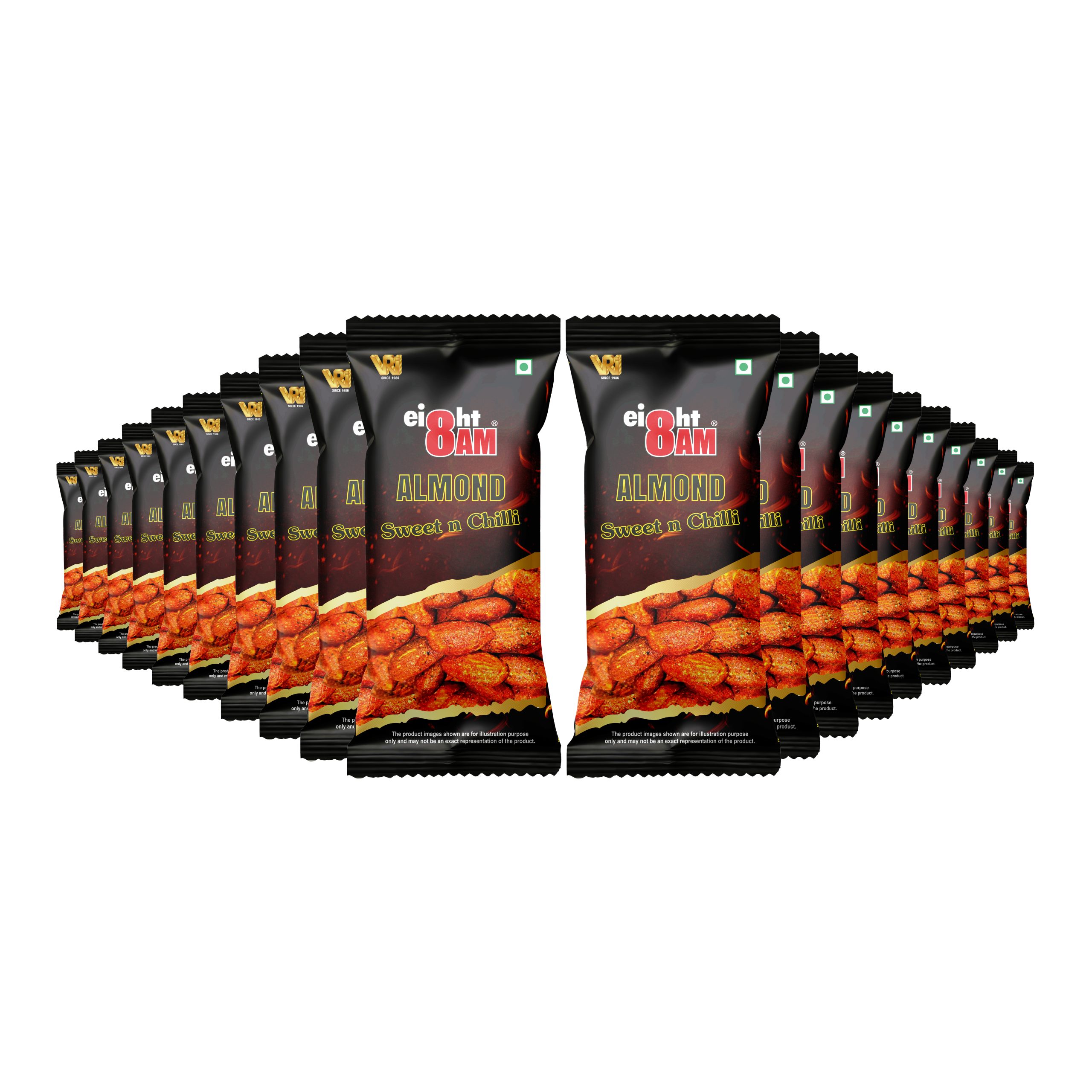 8AM Almond Sweet N Chilli 40g x 20 packs - Image 5