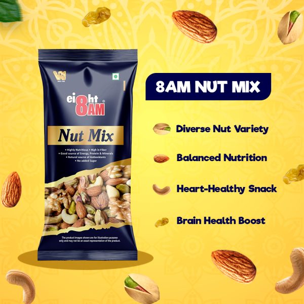 8AM Nut Mix Pouch 35g - Image 5