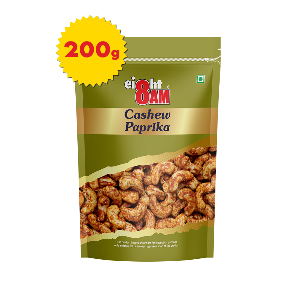 8AM Cashew Paprika Pouch, 200g