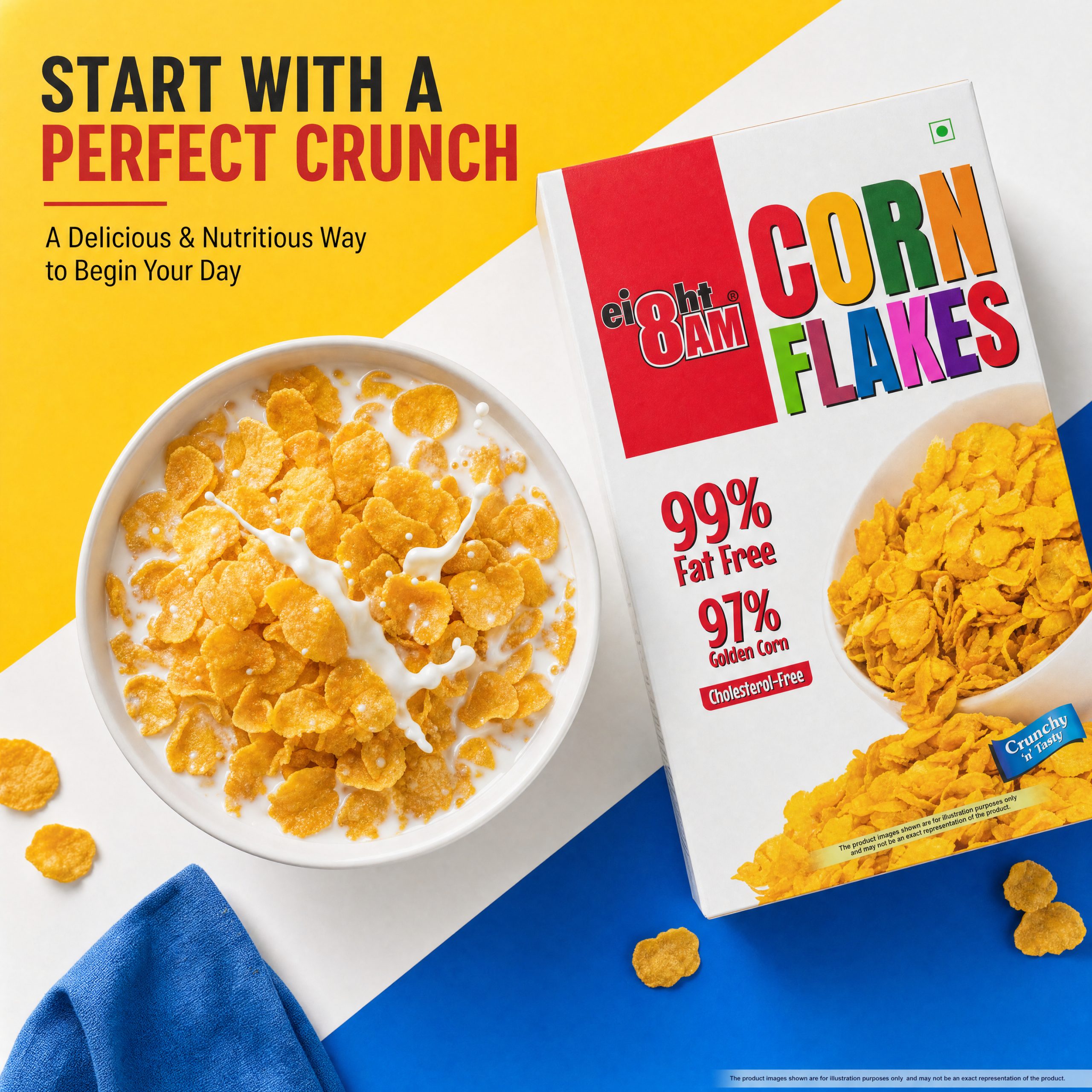 8AM Corn Flakes, 1000g Box - Image 6