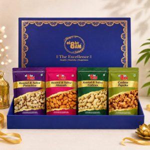 8AM  Signature Nut Hamper Gift Box – Pack of 4