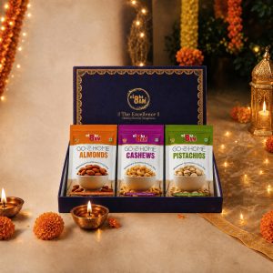 8AM  Premium Dry Fruits Gift Hamper  – Pack of 03