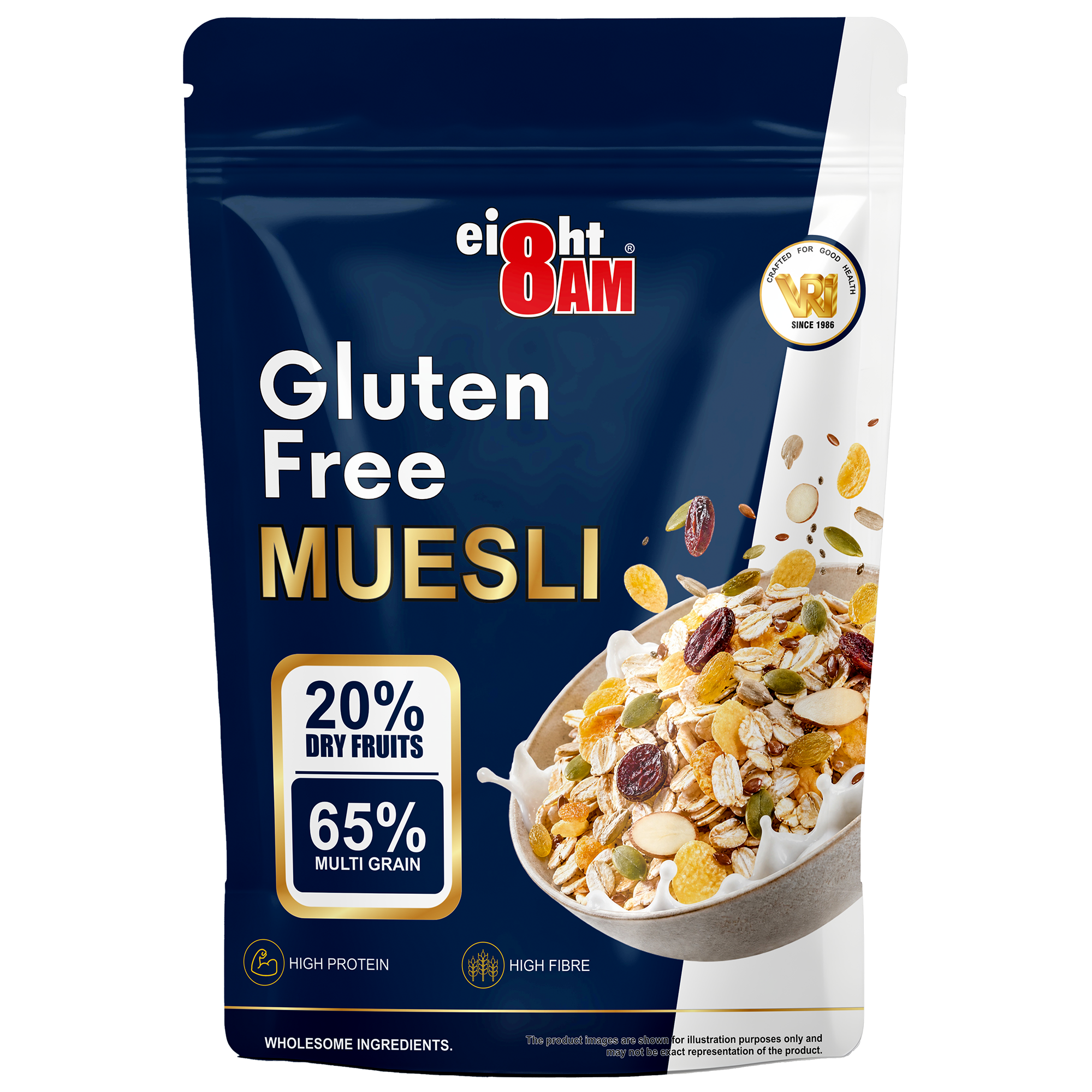 8AM Gluten Free Muesli, 425g