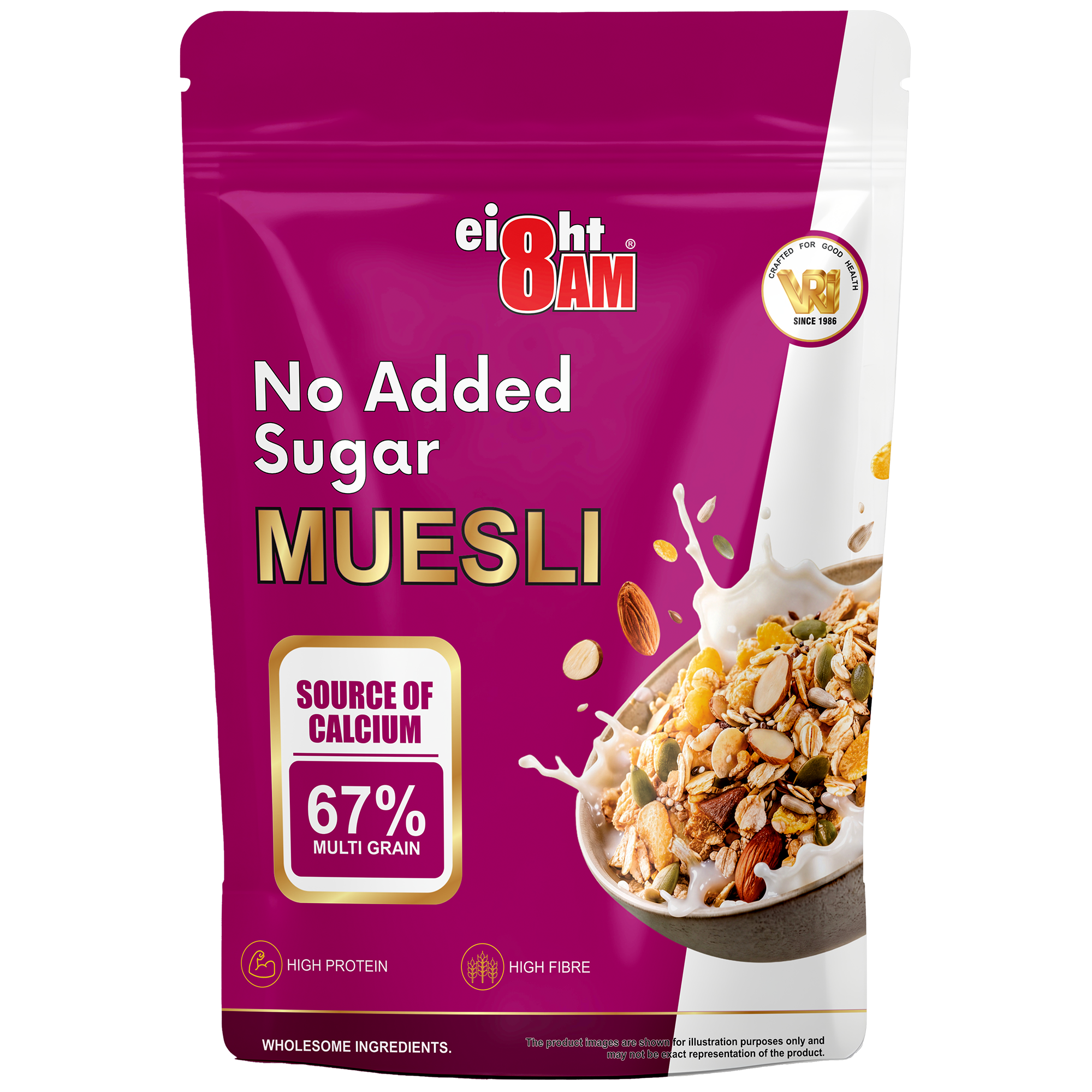8AM Muesli Nuts & Seeds, 425g